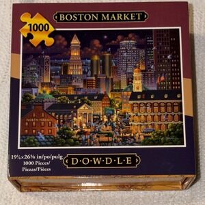 Dowdle Boston Market 1000 Piece Jigsaw Puzzle Eric Dowdle Folk Art 10268-1